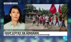 Coup d'État en Birmanie : 4 mois après, la réouverture des écoles boycottée