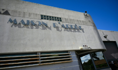 La maison d'arrêt de Nîmes, le 24 juillet 2025 dans le Gard ( AFP / GABRIEL BOUYS )
