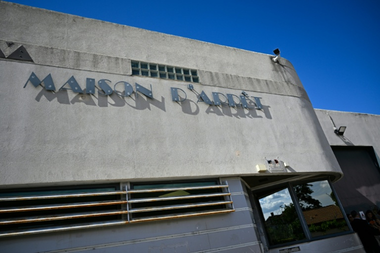 La maison d'arrêt de Nîmes, le 24 juillet 2025 dans le Gard ( AFP / GABRIEL BOUYS )