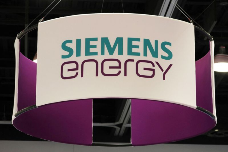 Le logo de la société de technologie énergétique Siemens Energy