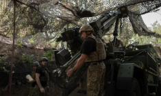Des militaires ukrainiens en Ukraine, le 9 juin 2025. ( AFP / FLORENT VERGNES )