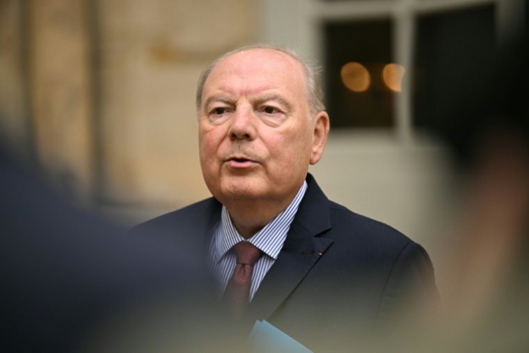 Le président de l'Union des démocrates et indépendants (UDI) Hervé Marseille, à Paris, le 4 septembre 2025 ( AFP / Bertrand GUAY )