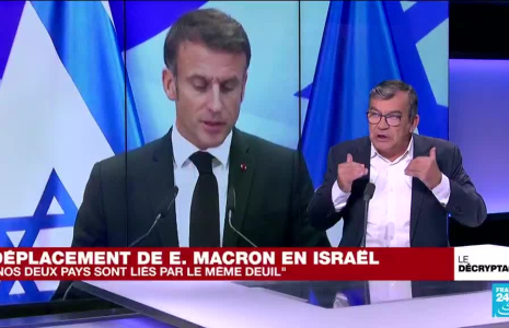 Déplacement Macron en Israël : le président souhaite "bâtir une coalition contre le Hamas"