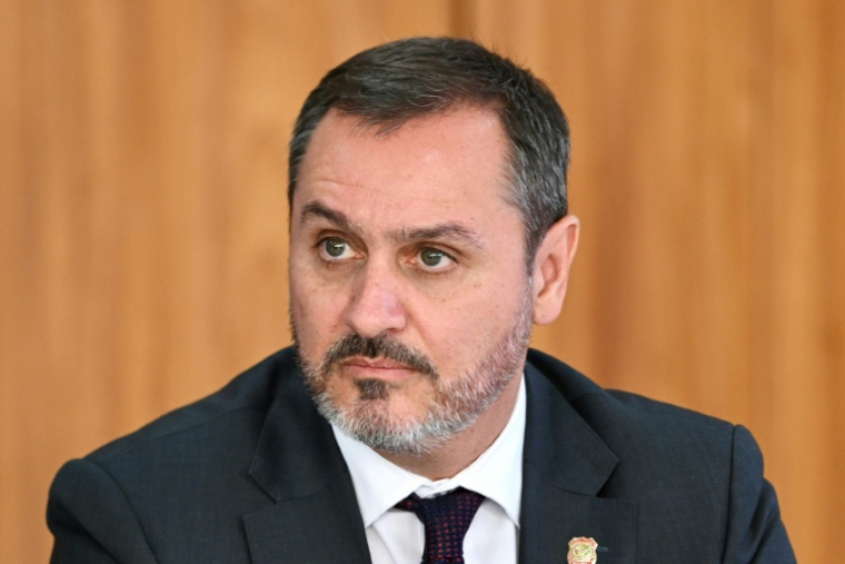 Le directeur de la Police fédérale (PF) du Brésil, Andrei Rodrigues, à Brasilia le 1er novembre 2023 ( AFP / EVARISTO SA                   )