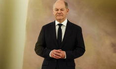 Le chancelier allemand Olaf Scholz à Berlin