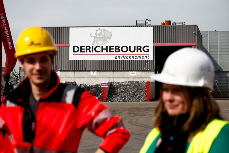 Une usine de recyclage de Derichebourg Environnement à Gennevilliers, près de Paris