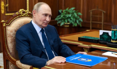 Vladimir Poutine à Moscou, en Russie, le 1er juillet 2025. ( POOL / GAVRIIL GRIGOROV )