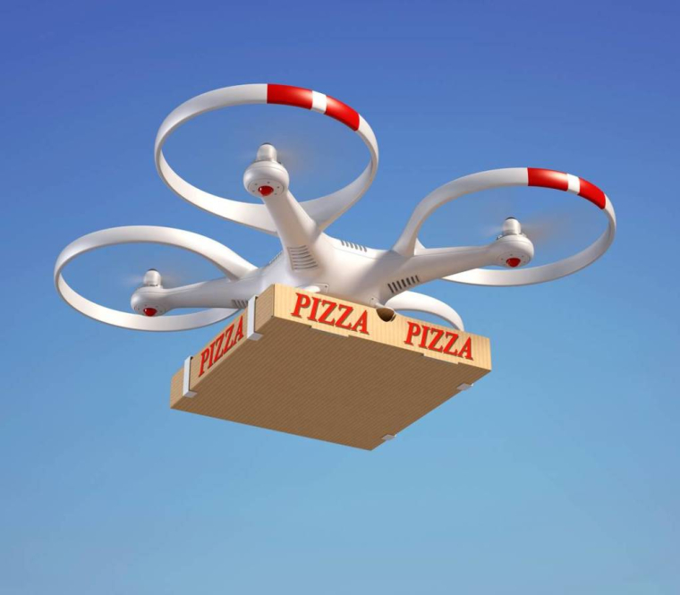 A quand une pizza livrée par drone ?