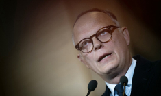 Édouard Philippe au Havre, le 22 mars 2026. ( AFP / LOU BENOIST )