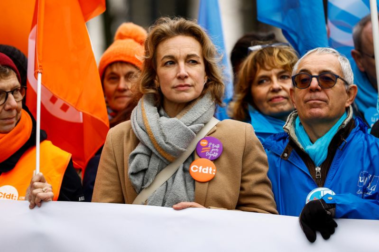 La secrétaire générale de la CFDT Marylise Léon