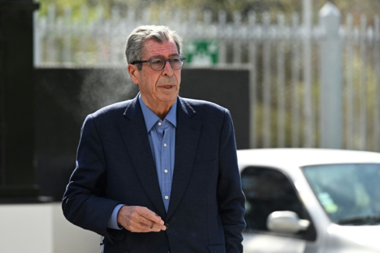 L'ancien maire de Levallois-Perret, Patrick Balkany, le 14 avril 2023 à Nanterre ( AFP / Emmanuel DUNAND )