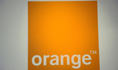 Le logo d'Orange à Paris