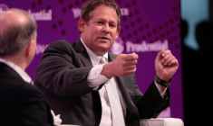 BlackRock executive Rick Rieder has emerged as a frontrunner to be the next chair of the US Federal Reserve  ( GETTY IMAGES NORTH AMERICA / Cindy Ord )