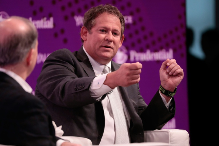 BlackRock executive Rick Rieder has emerged as a frontrunner to be the next chair of the US Federal Reserve  ( GETTY IMAGES NORTH AMERICA / Cindy Ord )