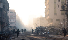 Des soldats israéliens dans la bande de Gaza