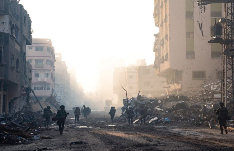Des soldats israéliens dans la bande de Gaza