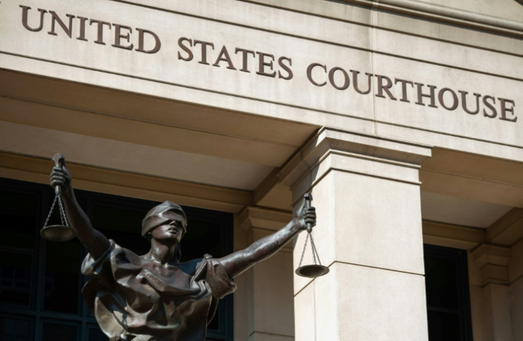 Le tribunal d'Alexandria, en Virginie, le 15 août 2018 aux Etats-Unis ( AFP / SAUL LOEB )