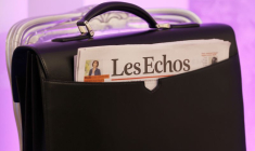 Photo d'un numéro du journal Les Echos