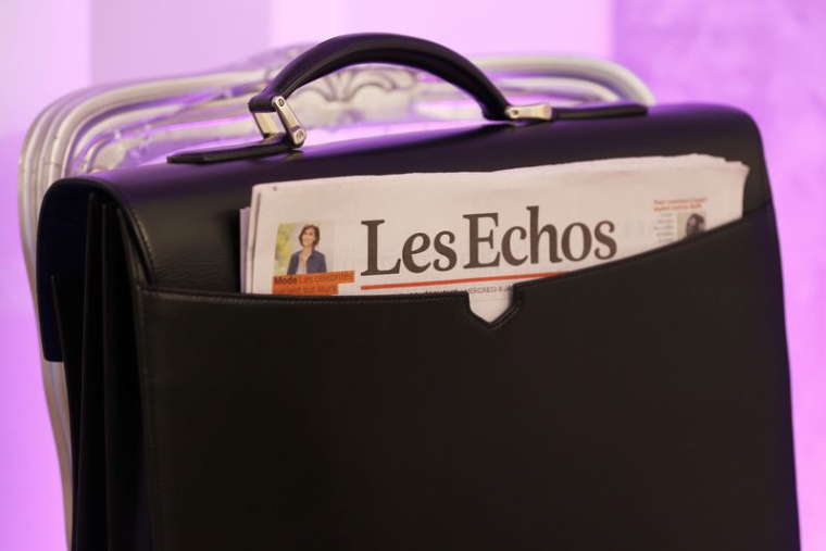 Photo d'un numéro du journal Les Echos