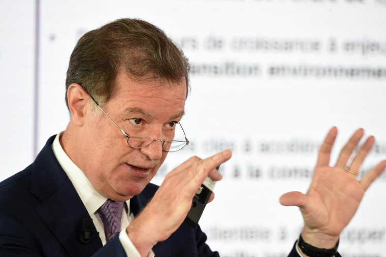 Laurent Mignon, président du directoire de Wendel. ( AFP / ERIC PIERMONT )