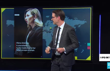 Olena Zelenska a-t-elle tenté de fuir l’Ukraine ? Non, il s’agit d’une intox