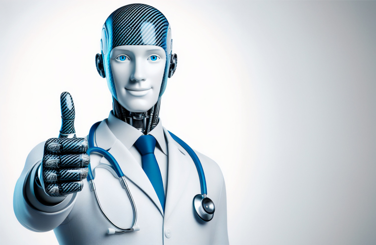 Comment les utilisateurs vont-ils s&rsquo;approprier les IA sp&eacute;cialis&eacute;es en sant&eacute;? Jusqu&rsquo;o&ugrave; un assistant conversationnel IA peut‑il accompagner un patient dans le diagnostic m&eacute;dical? Quelles formations pour les m&eacute;decins? (cr&eacute;dit: Adobe Stock/photo g&eacute;n&eacute;r&eacute;e par IA)