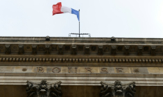 L'ancien siège de la Bourse de Paris, le palais Brongniart, à Paris le 24 août 2015 ( AFP / ERIC PIERMONT )