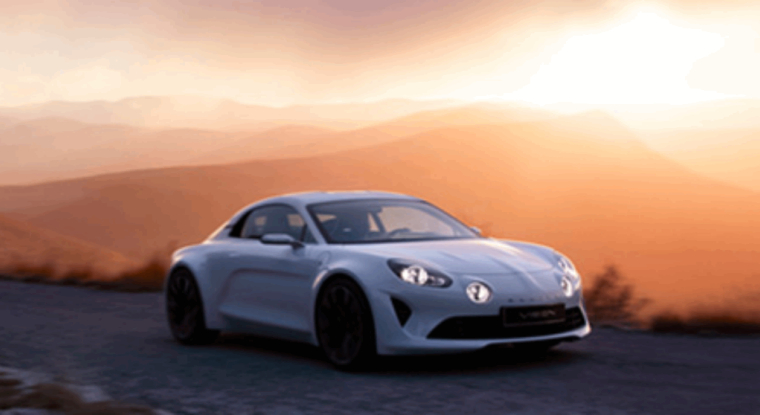 L'action Renault figure dans la sélection de la Société Générale, ici la nouvelle Alpine Vision (©Renault).