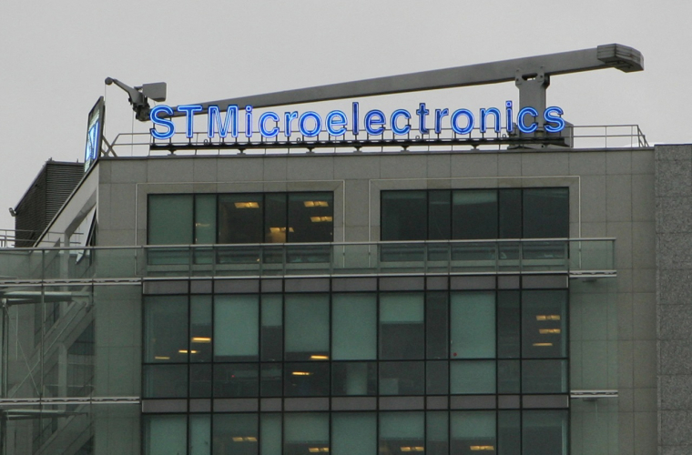Le siège de STMicro. (crédit : AFP / Thomas Coex)