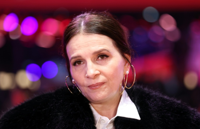 Juliette Binoche le 17 février 2026, à Berlin en Allemagne ( AFP / Ronny HARTMANN )