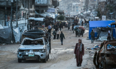 Le quartier d'Al-Saftawi, à l'ouest de Jabalia, dans le nord de la bande de Gaza, le 10 décembre 2025 ( AFP / BASHAR TALEB )