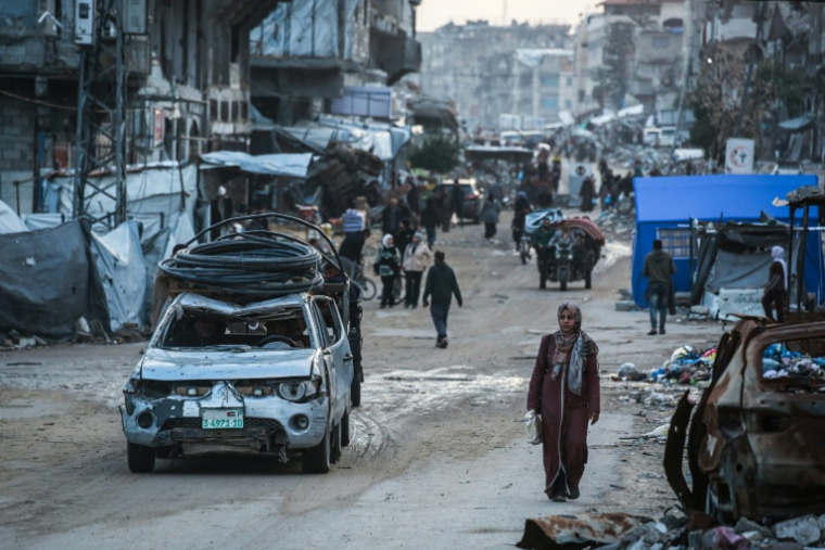 Le quartier d'Al-Saftawi, à l'ouest de Jabalia, dans le nord de la bande de Gaza, le 10 décembre 2025 ( AFP / BASHAR TALEB )