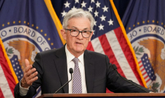 Photo d'archives du président de la Réserve fédérale américaine, Jerome Powell