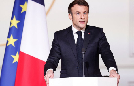 MACRON S'EXPRIMERA SUR L'UKRAINE À 20H00, ANNONCE L'ÉLYSÉE