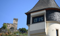 Niveau d'eau bas sur le Rhin