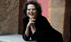 L'actrice Claudia Cardinale, le 14 octobre 2009 à Lyon ( AFP / PHILIPPE MERLE )