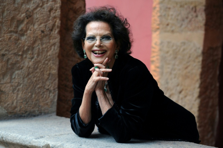 L'actrice Claudia Cardinale, le 14 octobre 2009 à Lyon ( AFP / PHILIPPE MERLE )