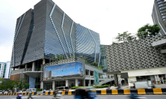 Le Prince International Plaza, à Phnom Penh le 15 octobre 2025.  ( AFP / TANG CHHIN Sothy )