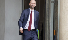 Stanislas Guerini à Paris, le 3 avril 2024. ( AFP / LUDOVIC MARIN )