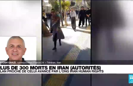 Contestation en Iran : pour la première fois, les autorités font état de la mort de plus de 300 personnes