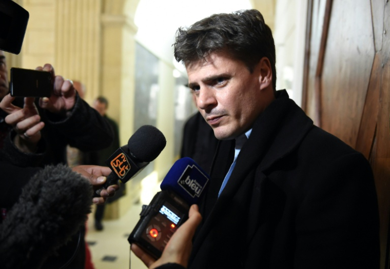 L'avocat David Metaxas, le 1er février 2016 à Nîmes ( AFP / PASCAL GUYOT )