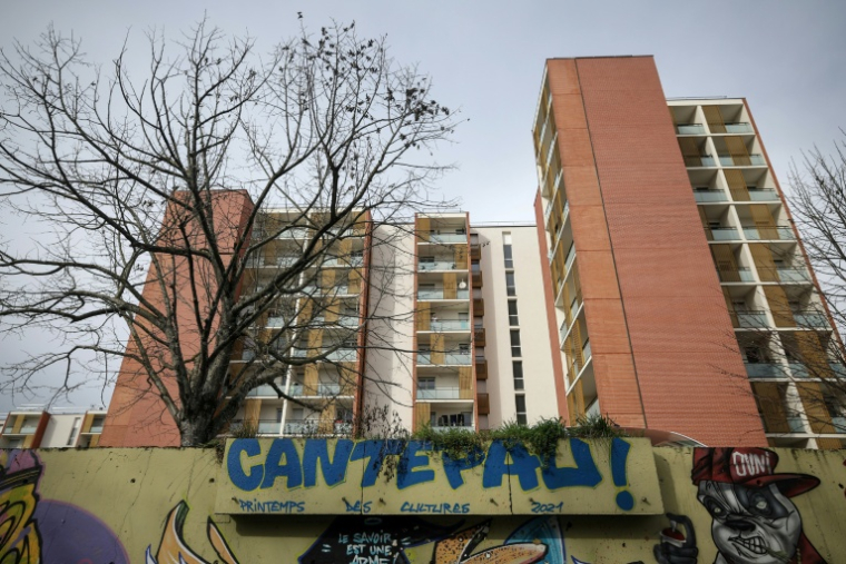 Des immeubles dans le quartier de Cantepau à Albi, le 4 février 2026 dans le Tarn ( AFP / Valentine CHAPUIS )