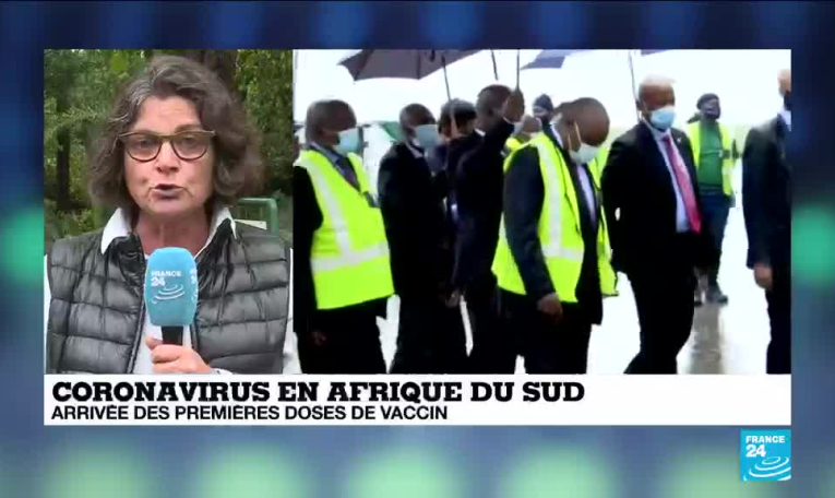 Covid-19 en Afrique du Sud : arrivée des premières doses de vaccin