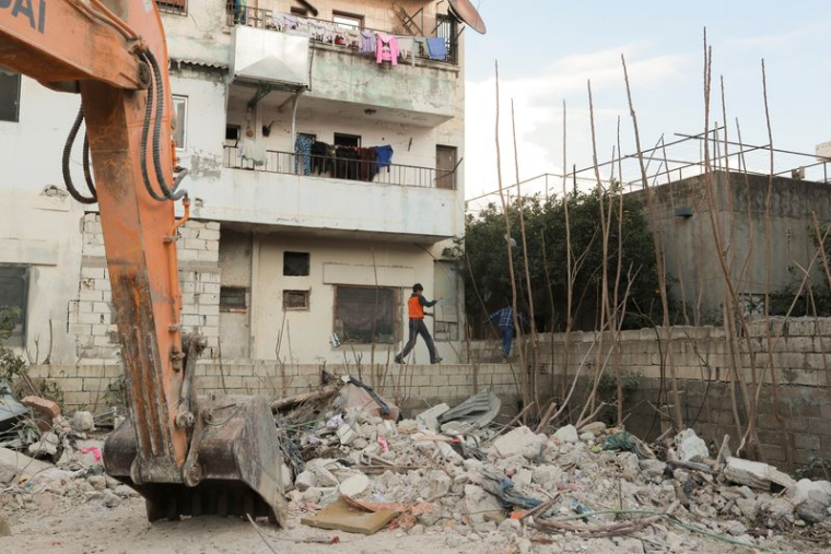Conséquences du tremblement de terre meurtrier à Jableh, en Syrie