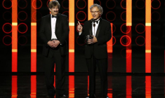 Gary Ruvkun et Victor Ambros lors des Breakthrough Prize Awards