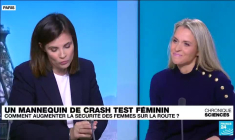 Un premier mannequin de crash-test féminin pour améliorer la sécurité routière des femmes