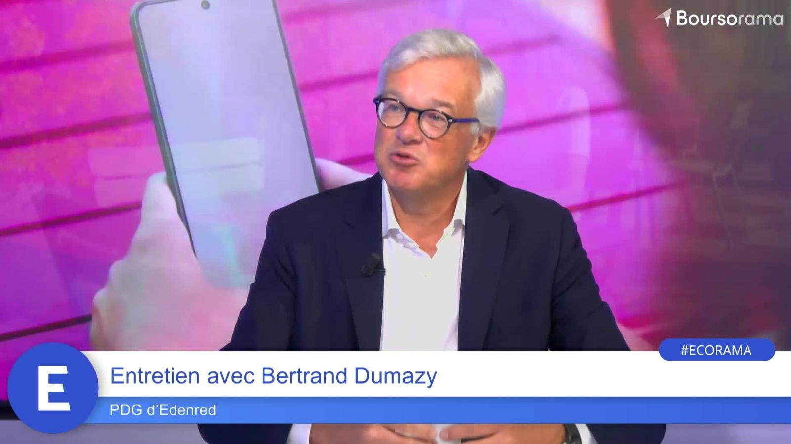 Bertrand Dumazy (PDG d'Edenred) : "Cette hypothèque sur notre cours de Bourse va se lever très rapidement !"