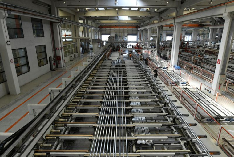 Photo d'une usine à Larissa, en Grèce