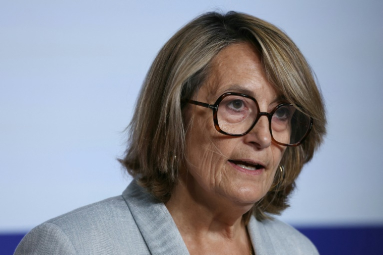La porte-parole du gouvernement Sophie Primas, le 11 juillet 2025 à Paris ( AFP / THOMAS SAMSON )