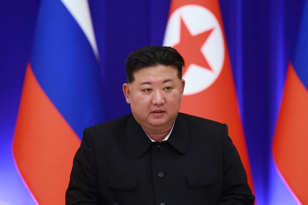 Kim Jong Un, à Pyongyang, en juin 2024 ( POOL / VLADIMIR SMIRNOV )
